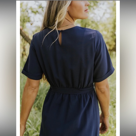 ROOLEE Taylor Jane Maxi dress. Navy size small - Picture 3 of 7